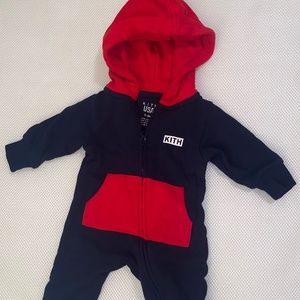 KITH Team USA Olympics Navy Red Baby Infant Onesie